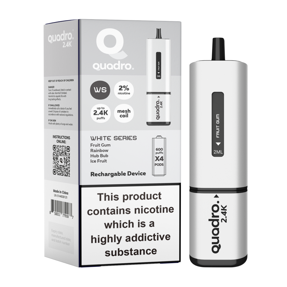 Quadro 2.4k 4 in 1 Device - 2400 Puffs