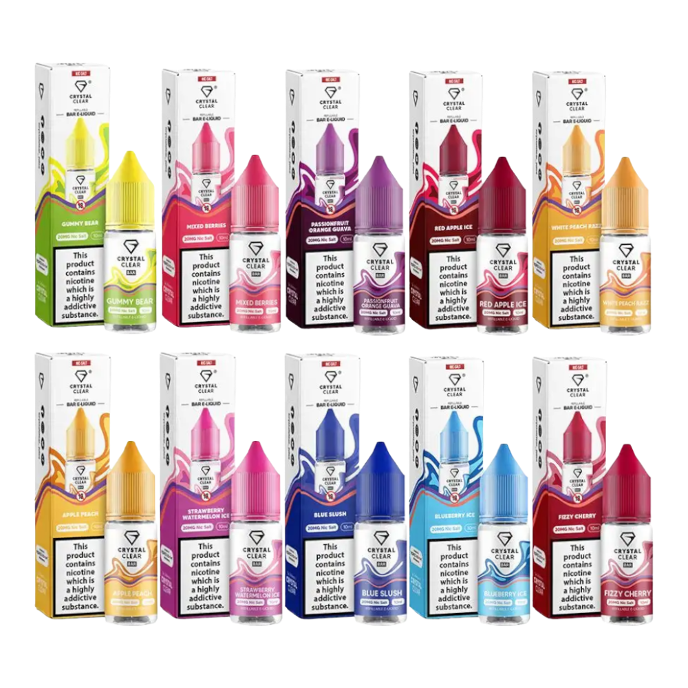 Crystal Clear Bar Nicotine Salts 10mg