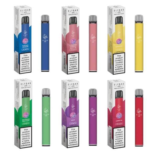 ELFbar 600 Rechargeable Kit Red Box Vape ELFbar 600 Rechargeable Kit Red Box Vape