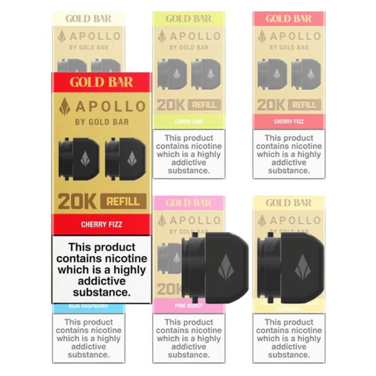 Gold Bar Apollo Pre Filled Pods x2
