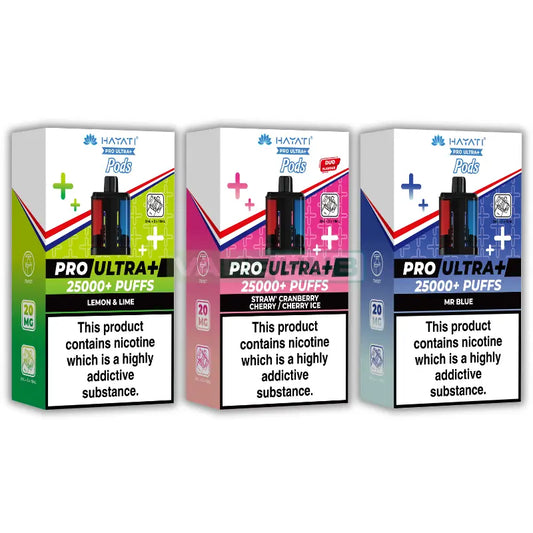 Hayati Pro Ultra+ Replacement Pods 20mg