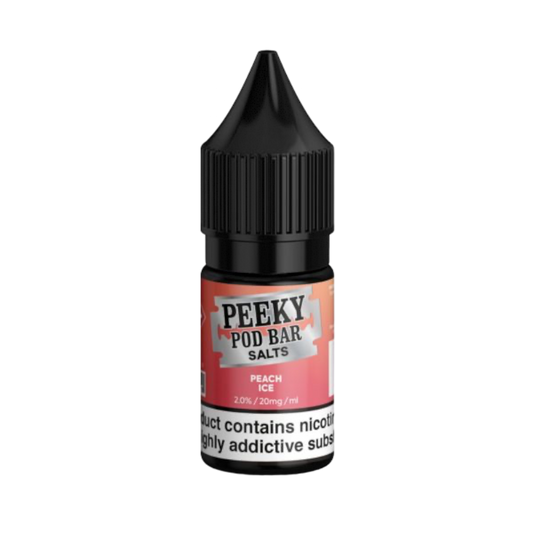 Peach Ice Pod Bar Salts by Peeky Blenders
