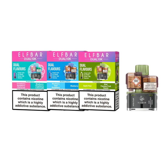 Elfbar Pods 10 Mg ELFbar Dual 10k Replacement Pods Red Box Vape Elfbar Pods 10 Mg ELFbar Dual 10k Replacement Pods Red Box Vape