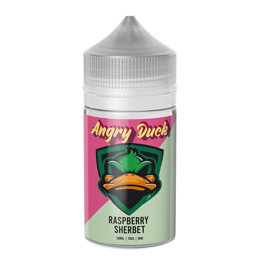 Raspberry Sherbet 160ml Shortfill by Angry Duck