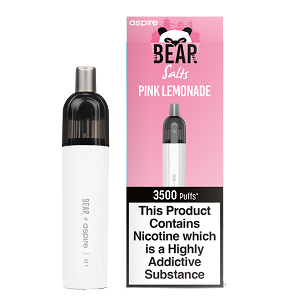 Bear Flavours Salts 3500 puffs with Aspire R1 Kit 20mg 10ml