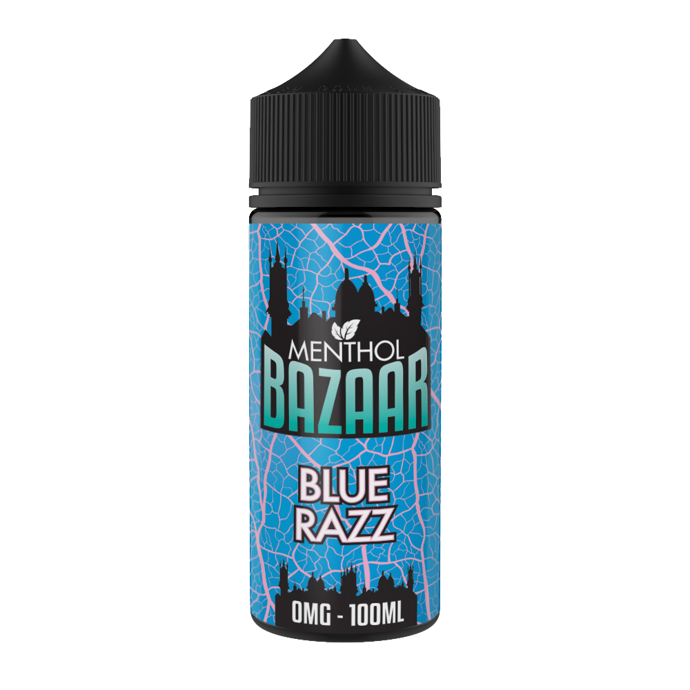 Blue Razz 100ml by Bazaar Menthol