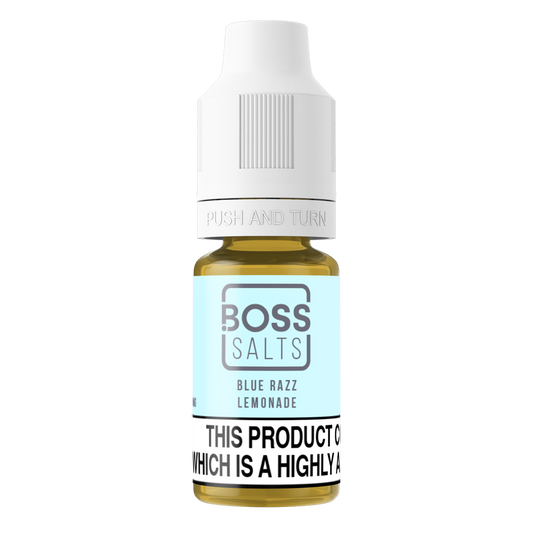 Blue razz lemonade by Boss Salts