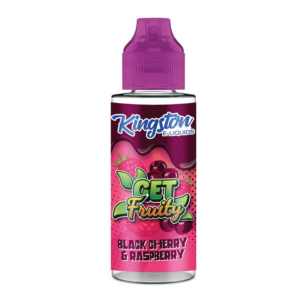 Black Cherry & Raspberry Get Fruity Shortfill by Kingston