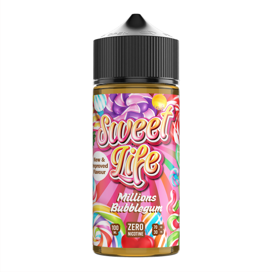 Millions Bubblegum 100ml Shortfill by Sweet Life