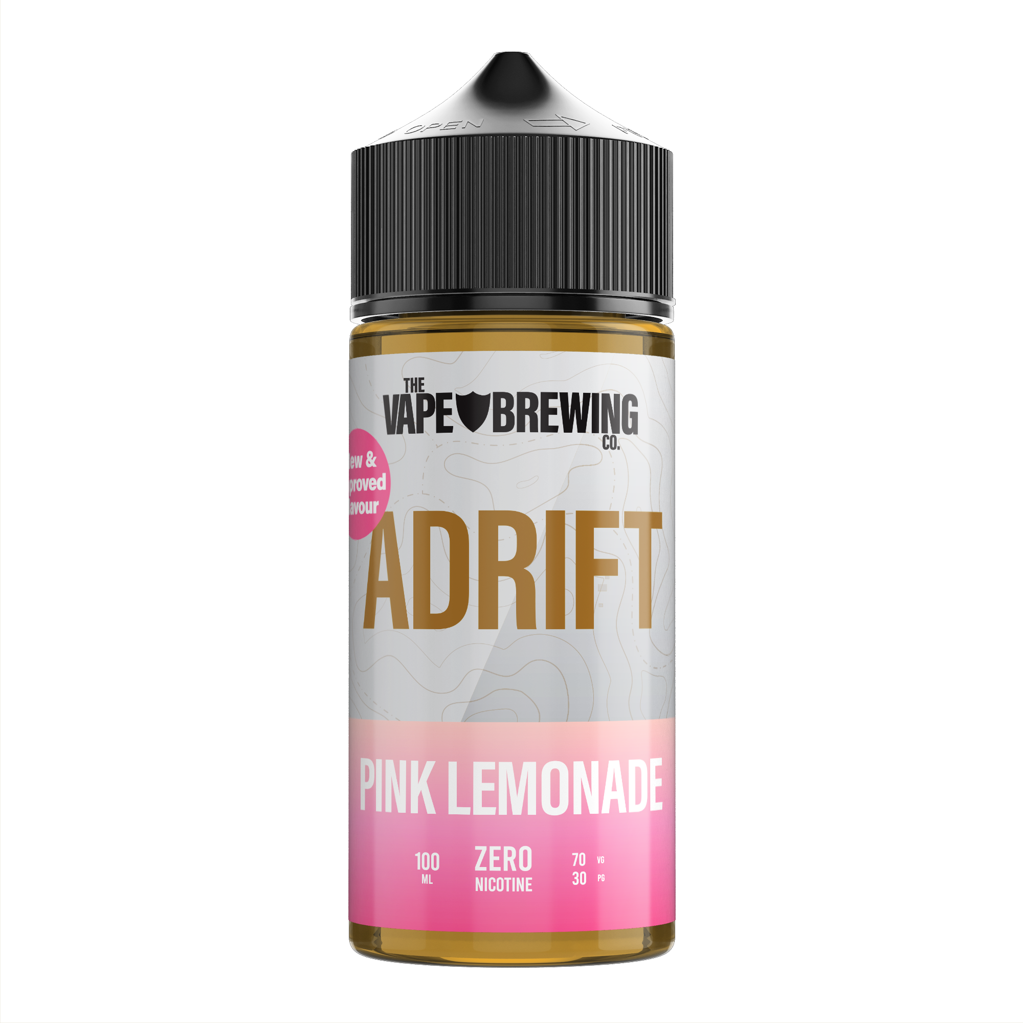 Pink Lemonade 100ml Shortfill by Adrift Vape Brewing Co.