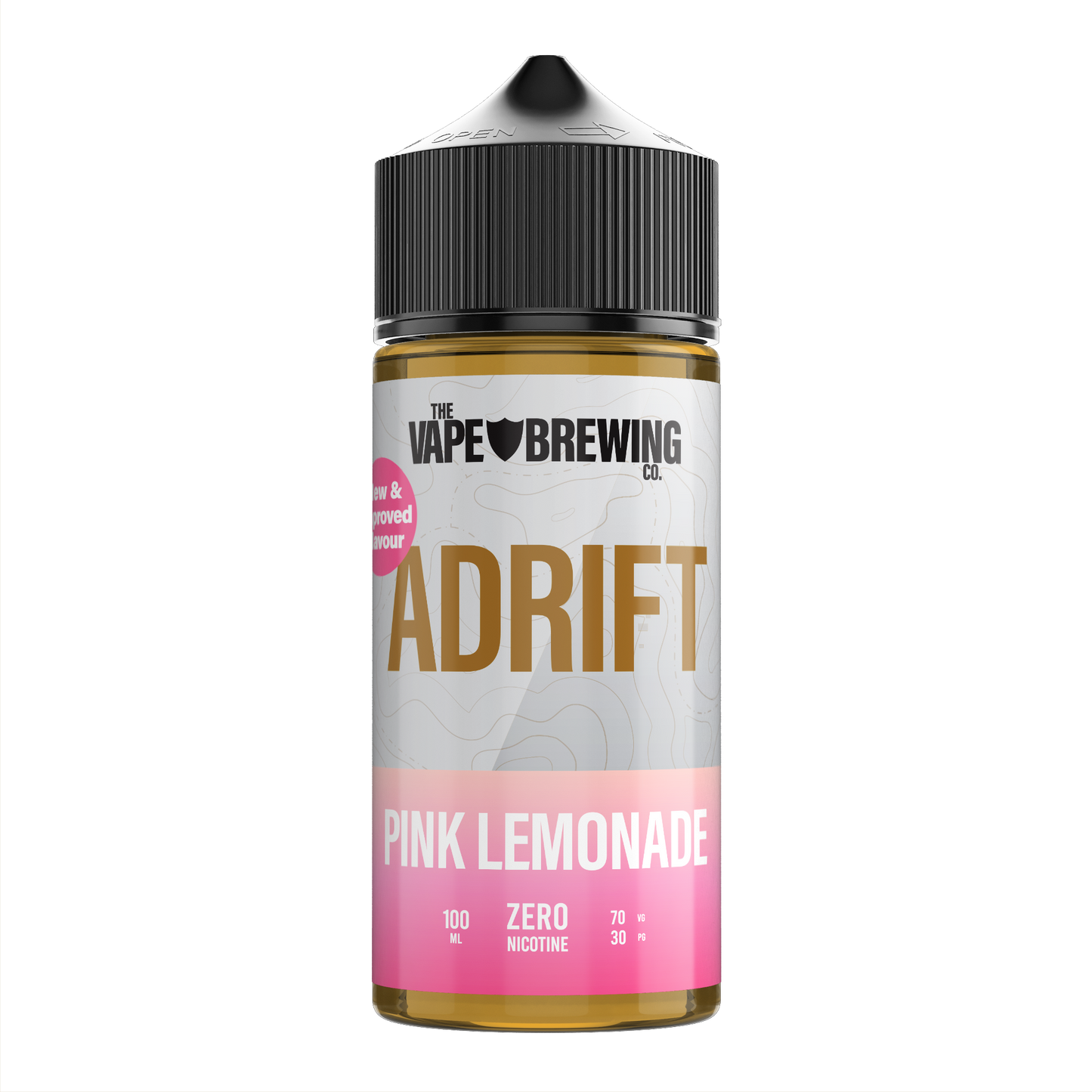 Pink Lemonade 100ml Shortfill by Adrift Vape Brewing Co.
