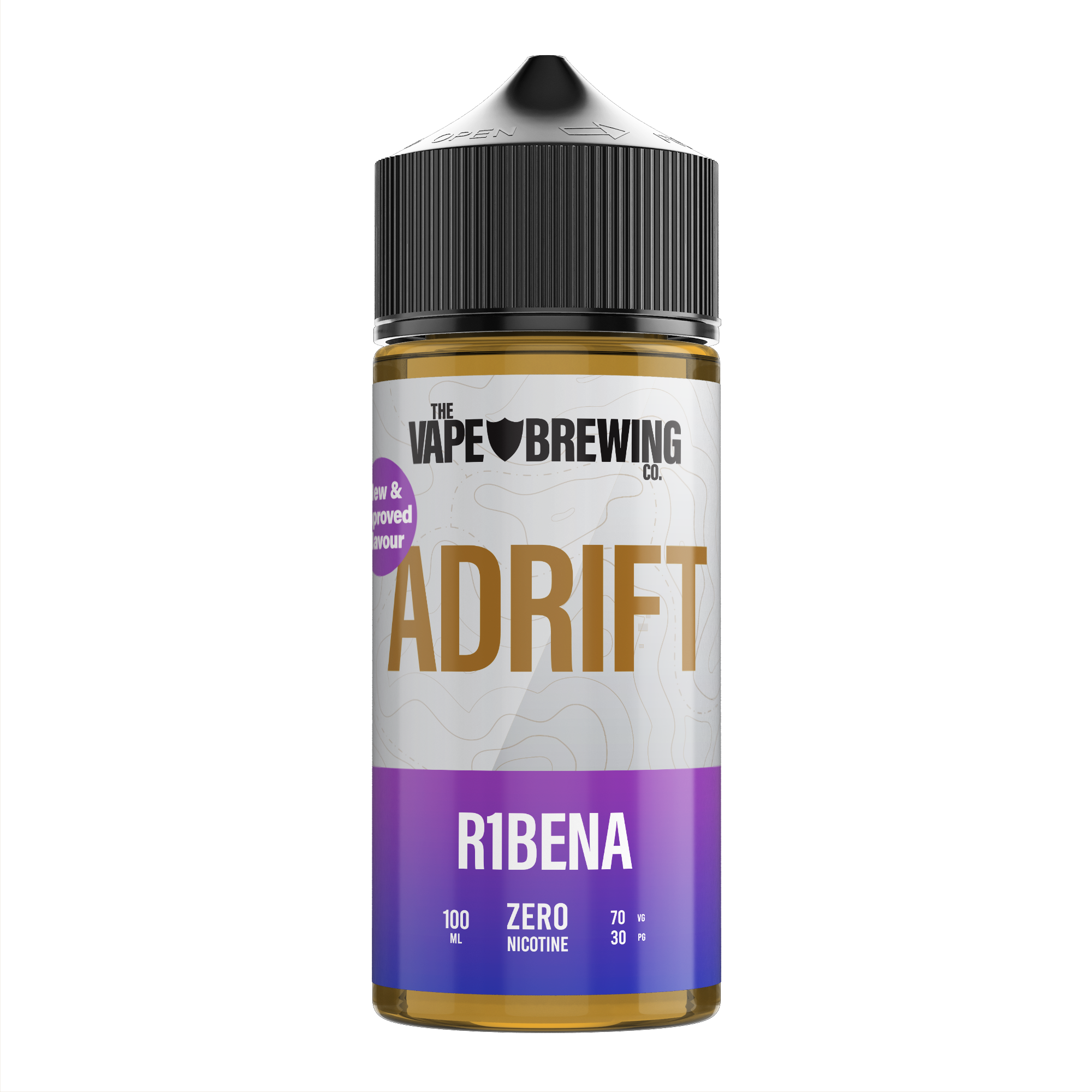 R1bena 100ml Shortfill by Adrift Vape Brewing Co.