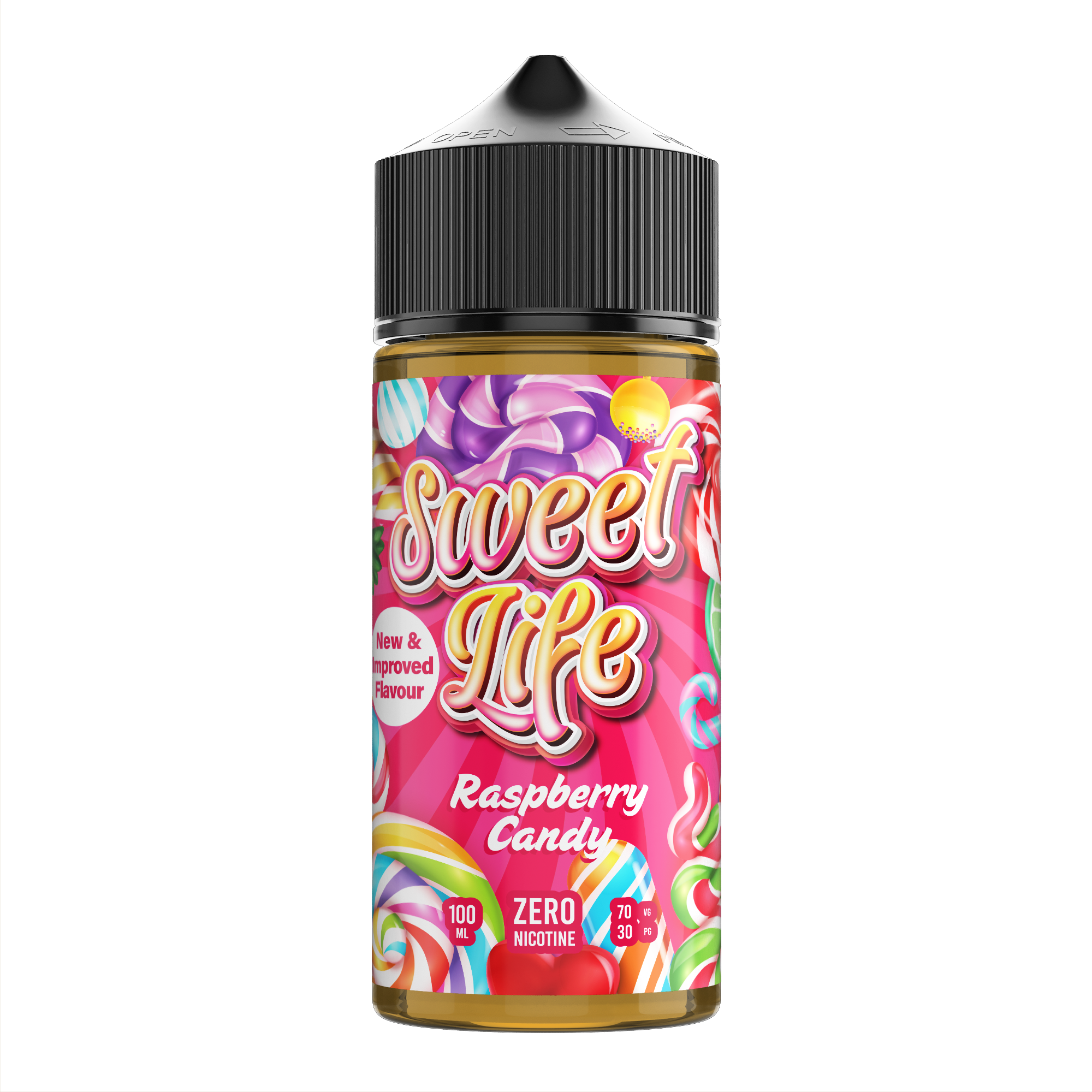 Raspberry Candy 100ml Shortfill by Sweet Life