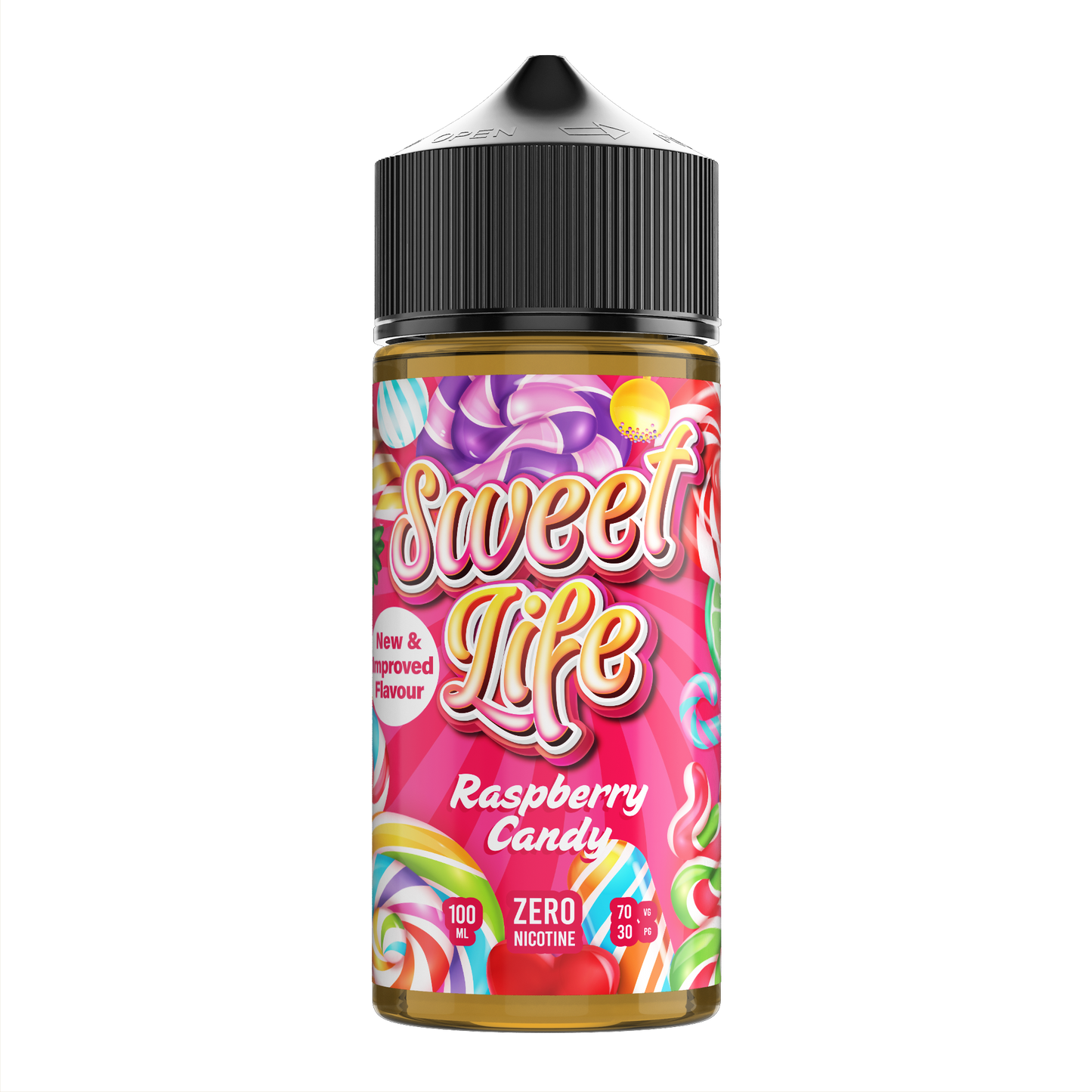 Raspberry Candy 100ml Shortfill by Sweet Life