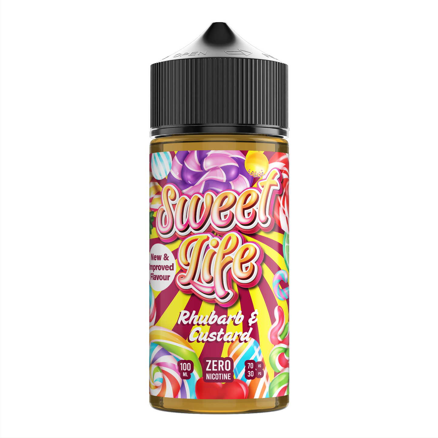 Rhubarb & Custard 100ml Shortfill by Sweet Life