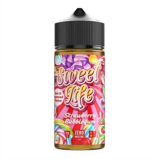 Strawberry Bubblegum 100ml Shortfill by Sweet Life