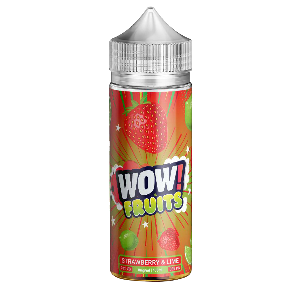 Strawberry Lime Fruits 100ml by WOW Liquids