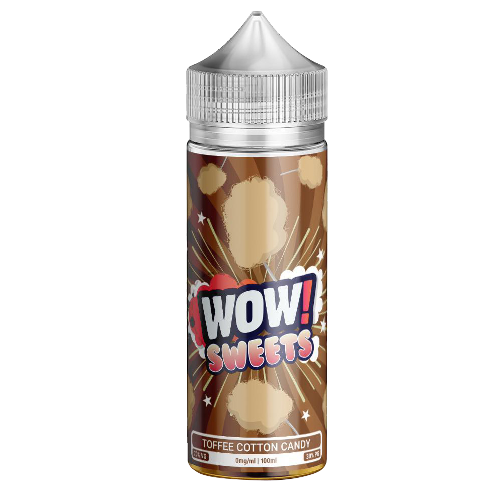 Toffee Cotton Candy Sweets 100ml by WOW Liquids
